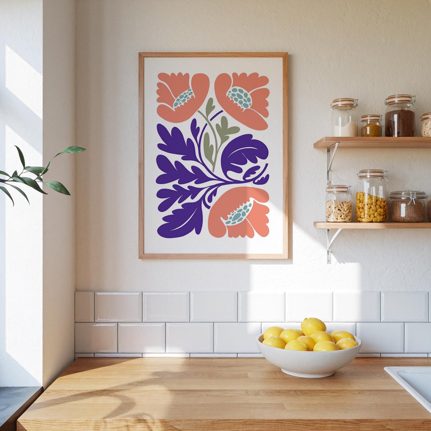Abstract Flower Poster - Poster - Flower Poster