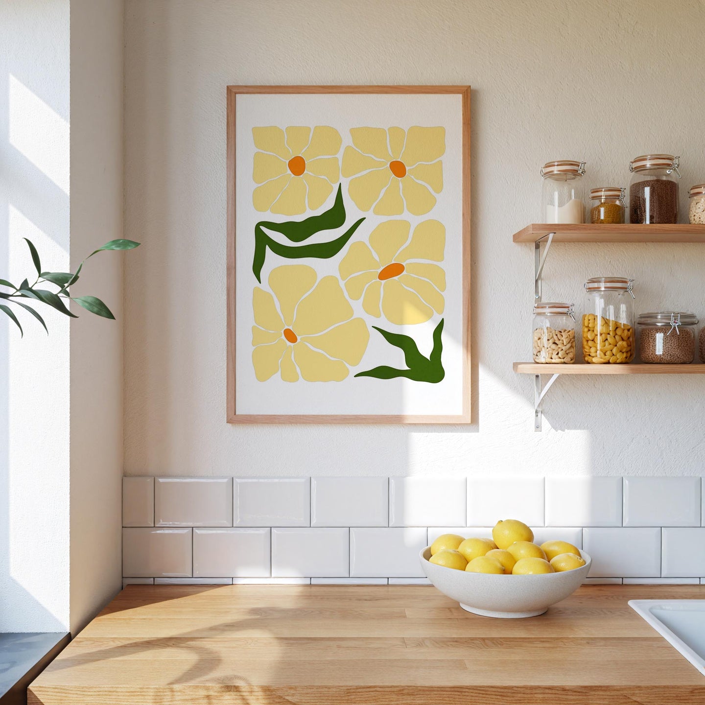 Abstract Flower Poster - Poster - Flower Poster