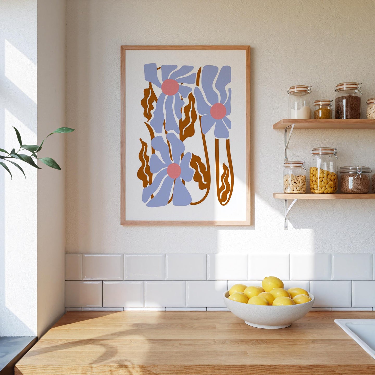 Abstract Flower Poster - Poster - Flower Poster