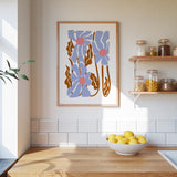 Abstract Flower Poster - Poster - Flower Poster