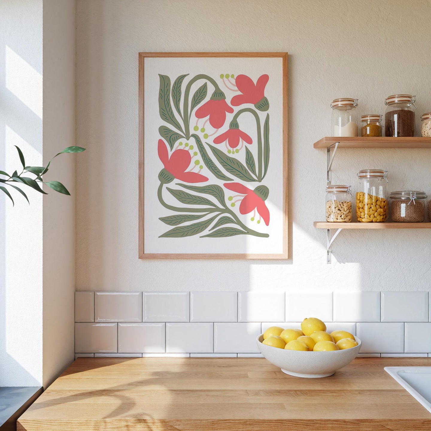 Abstract Flower Poster - Poster - Flower Poster