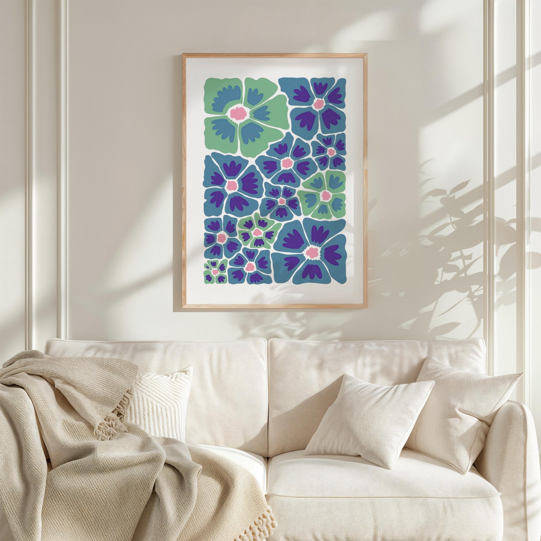 Abstract Flower Poster - Poster - Flower Poster