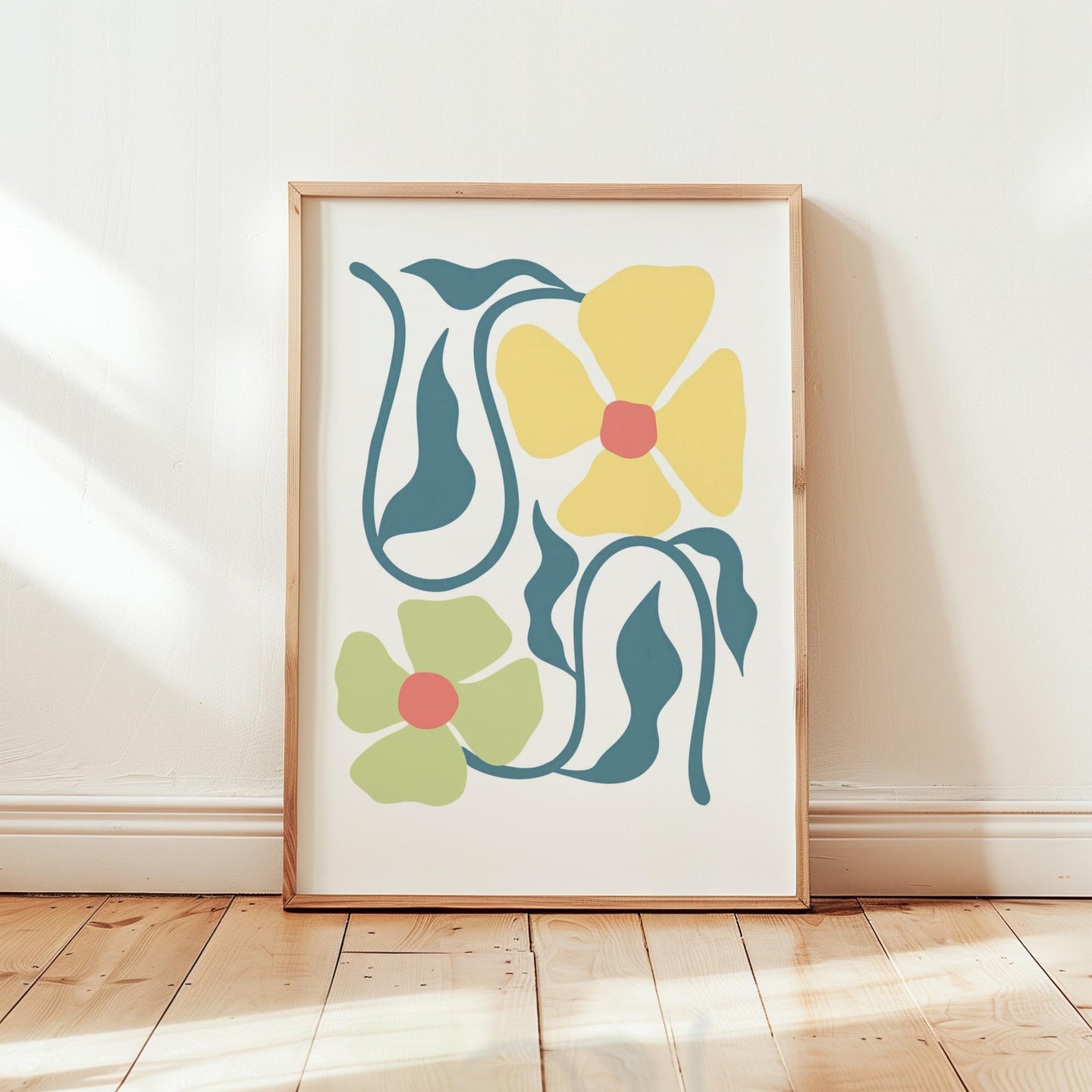 Abstract Flower Poster - Poster - Flower Poster