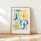 Abstract Flower Poster - Poster - Flower Poster