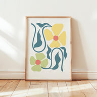Abstract Flower Poster - Poster - Flower Poster