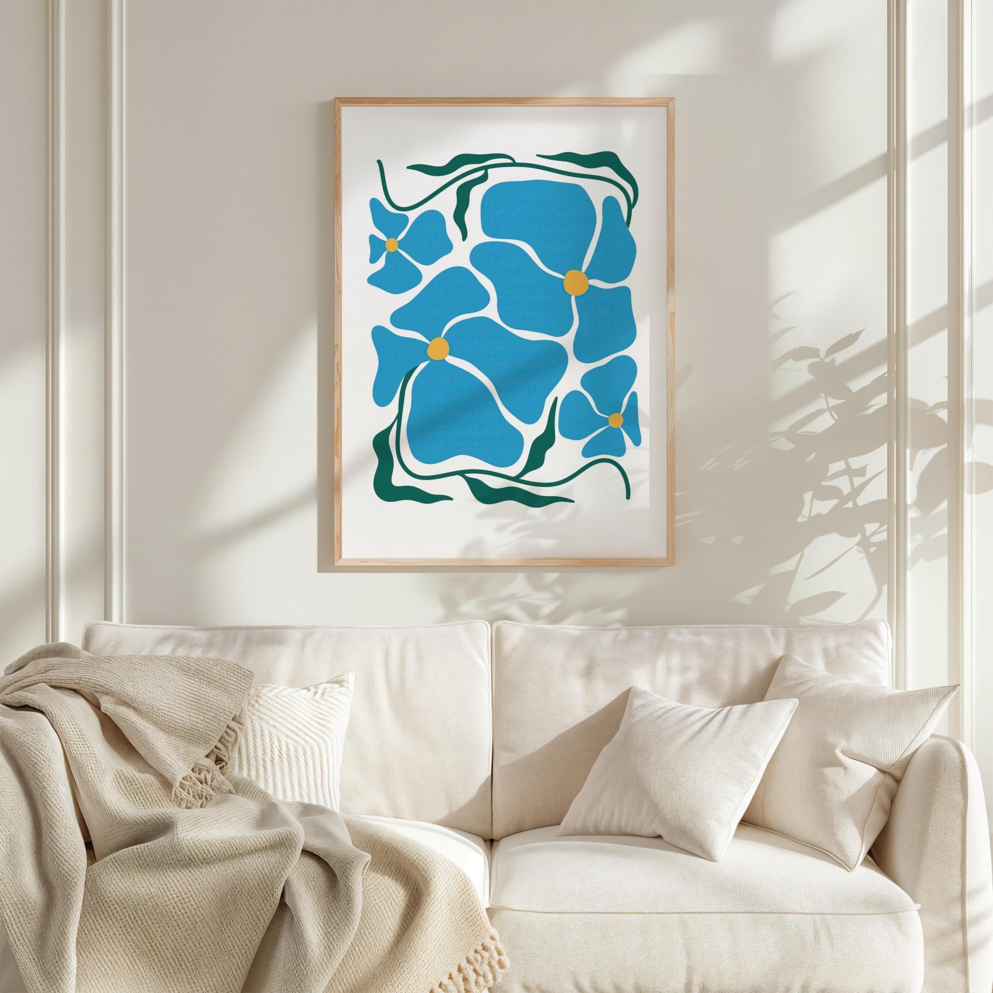 Abstract Flower Poster - Poster - Flower Poster