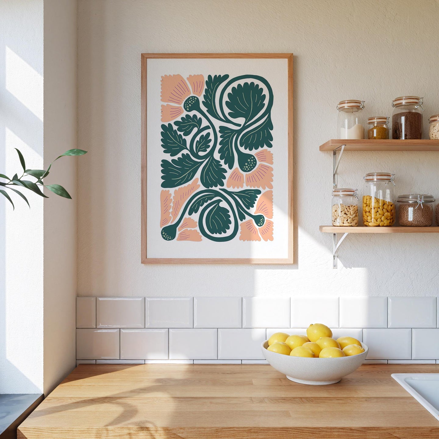 Abstract Flower Poster - Poster - Flower Poster