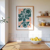 Abstract Flower Poster - Poster - Flower Poster