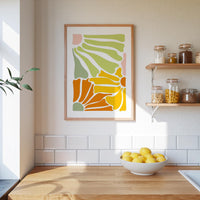 Abstract Flower Poster - Poster - Flower Poster