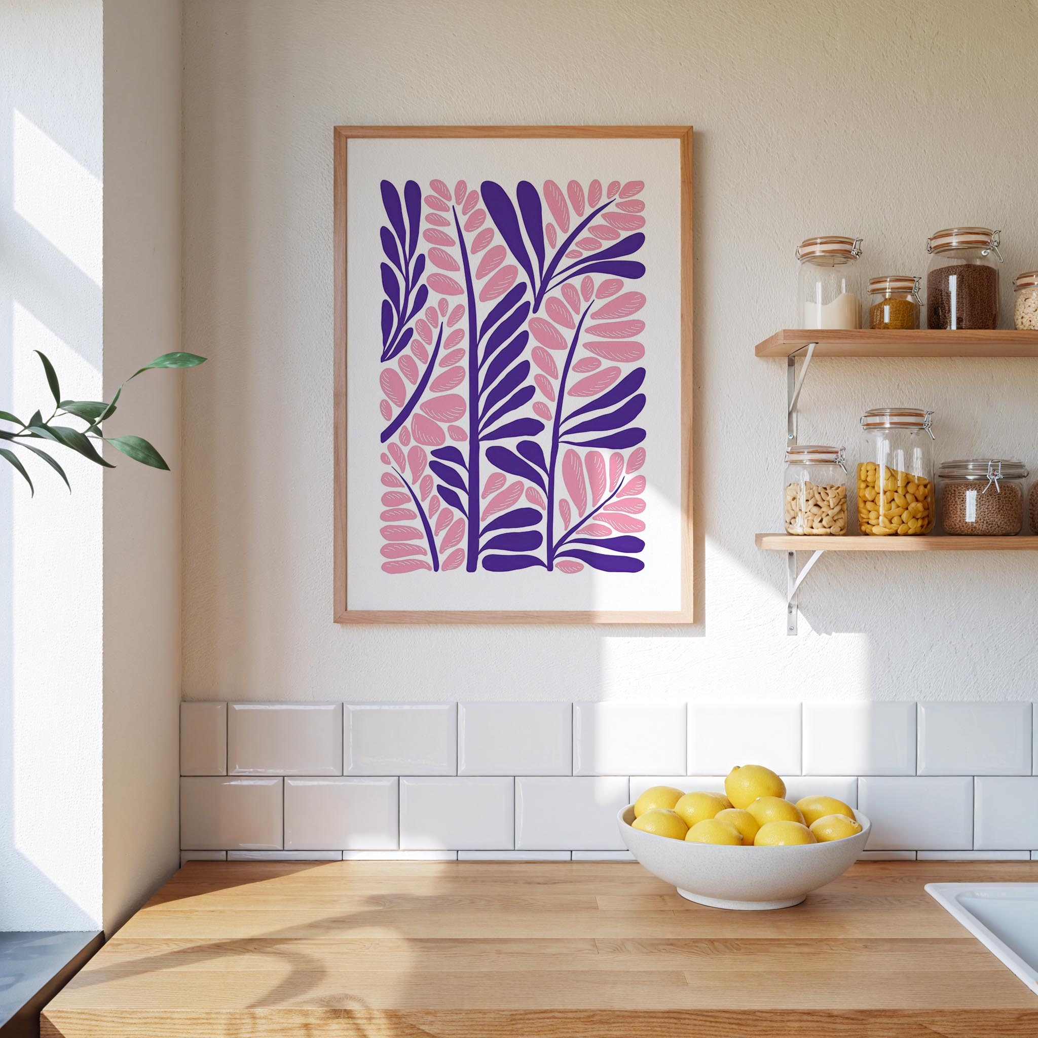 Abstract Flower Poster - Poster - Flower Poster