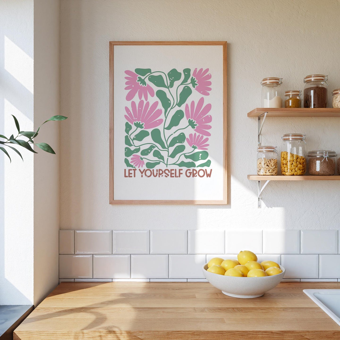 Abstract Flower Poster - Poster - Flower Poster