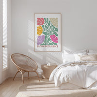 Abstract Flower Poster - Poster - Flower Poster