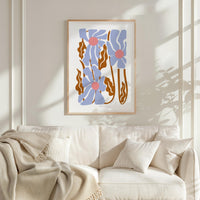 Abstract Flower Poster - Poster - Flower Poster