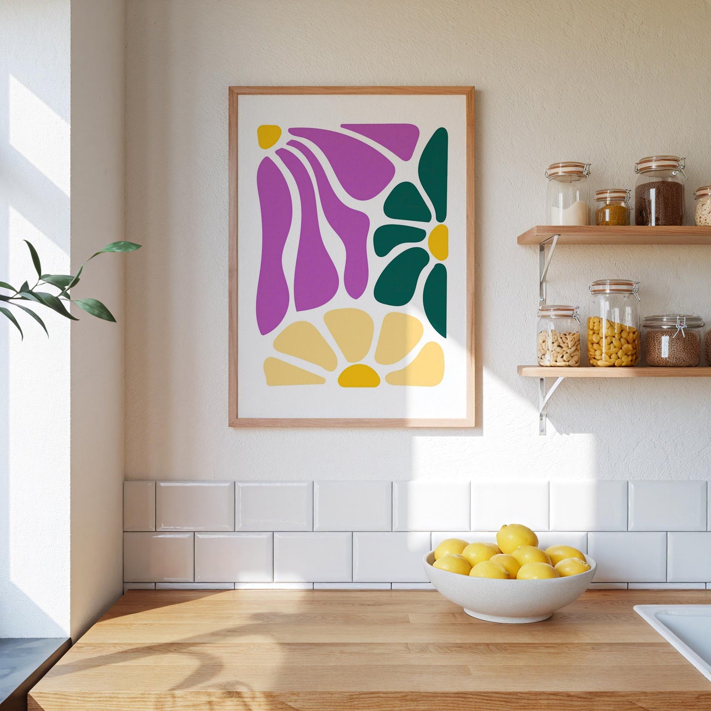 Abstract Flower Poster - Poster - Flower Poster