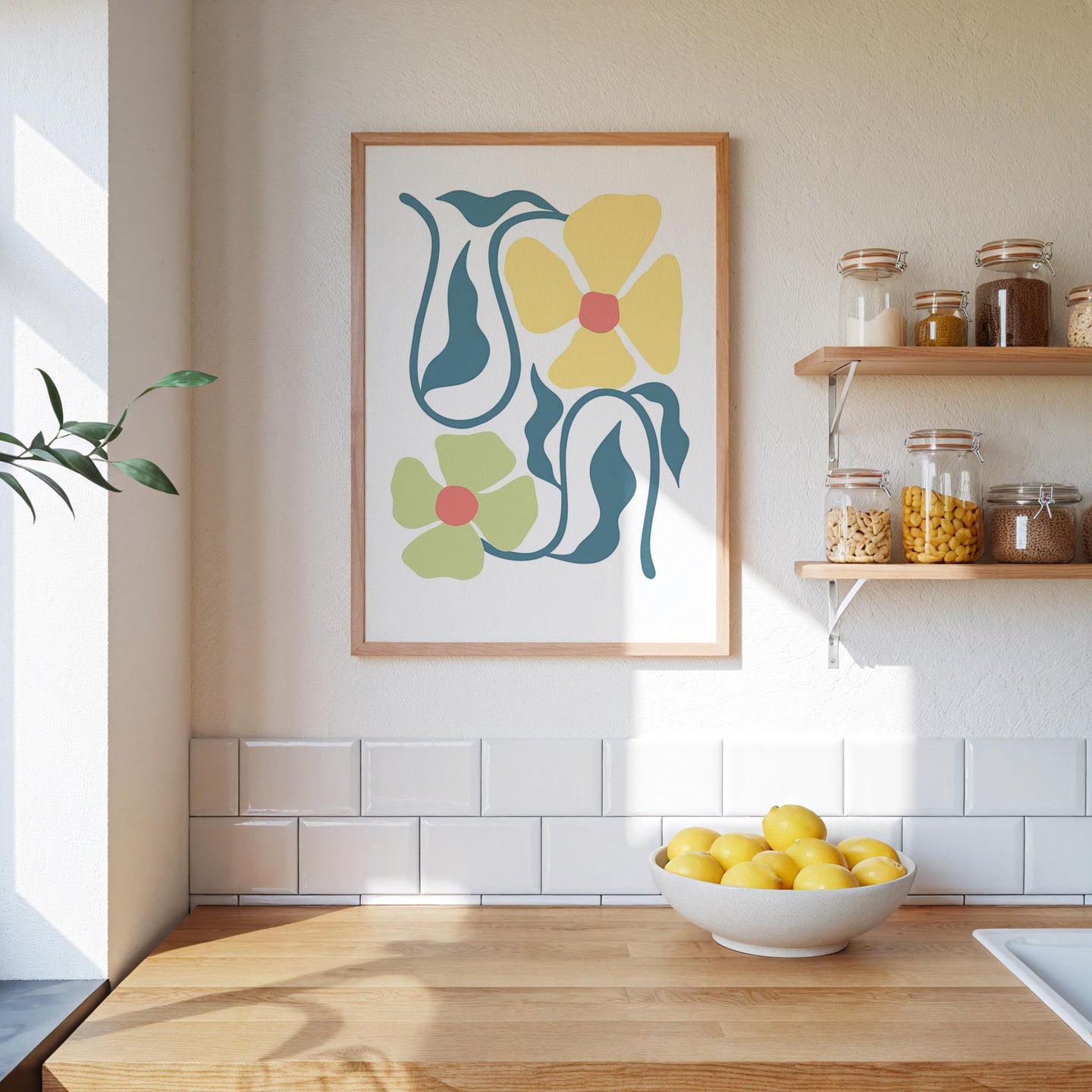Abstract Flower Poster - Poster - Flower Poster