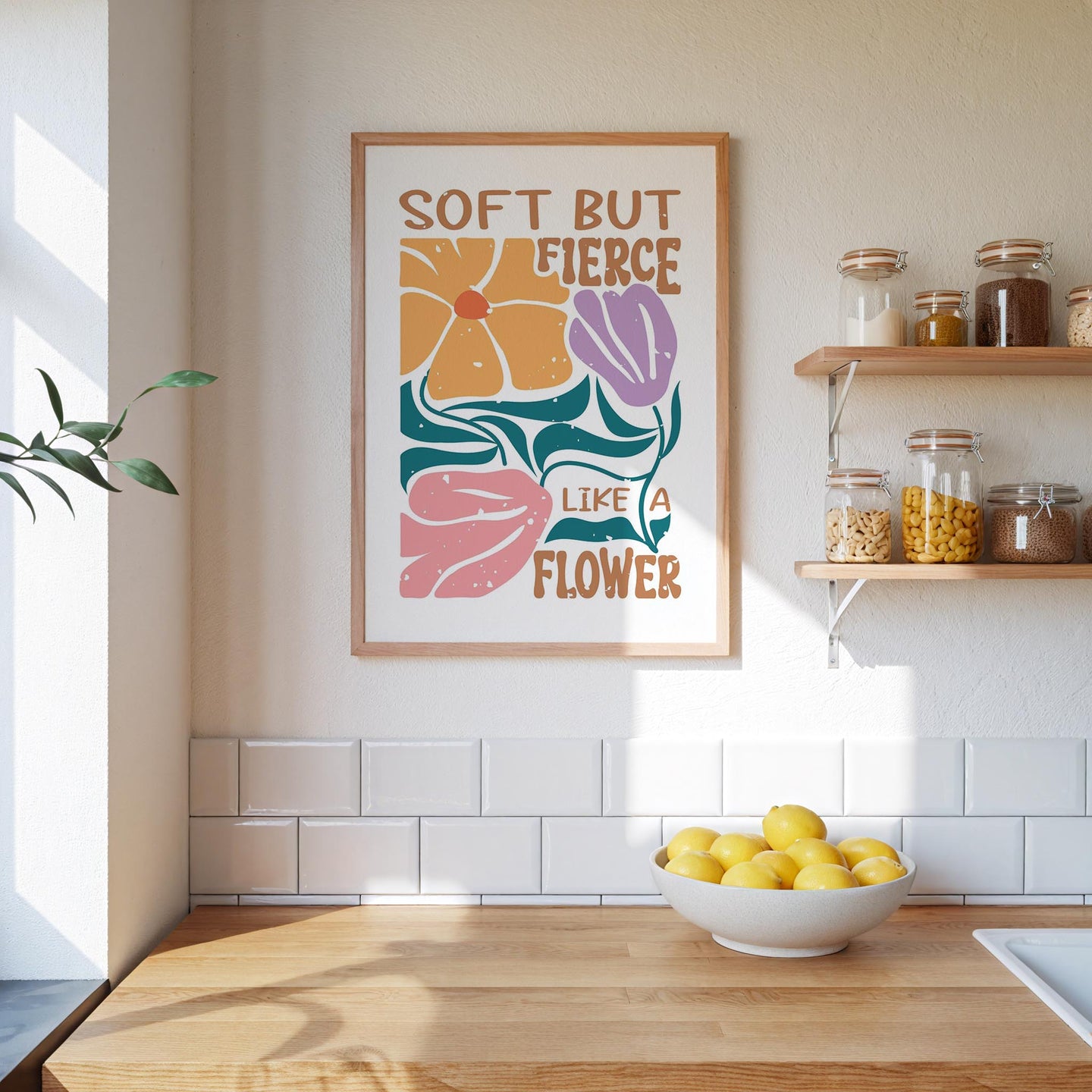 Abstract Flower Poster - Poster - Flower Poster