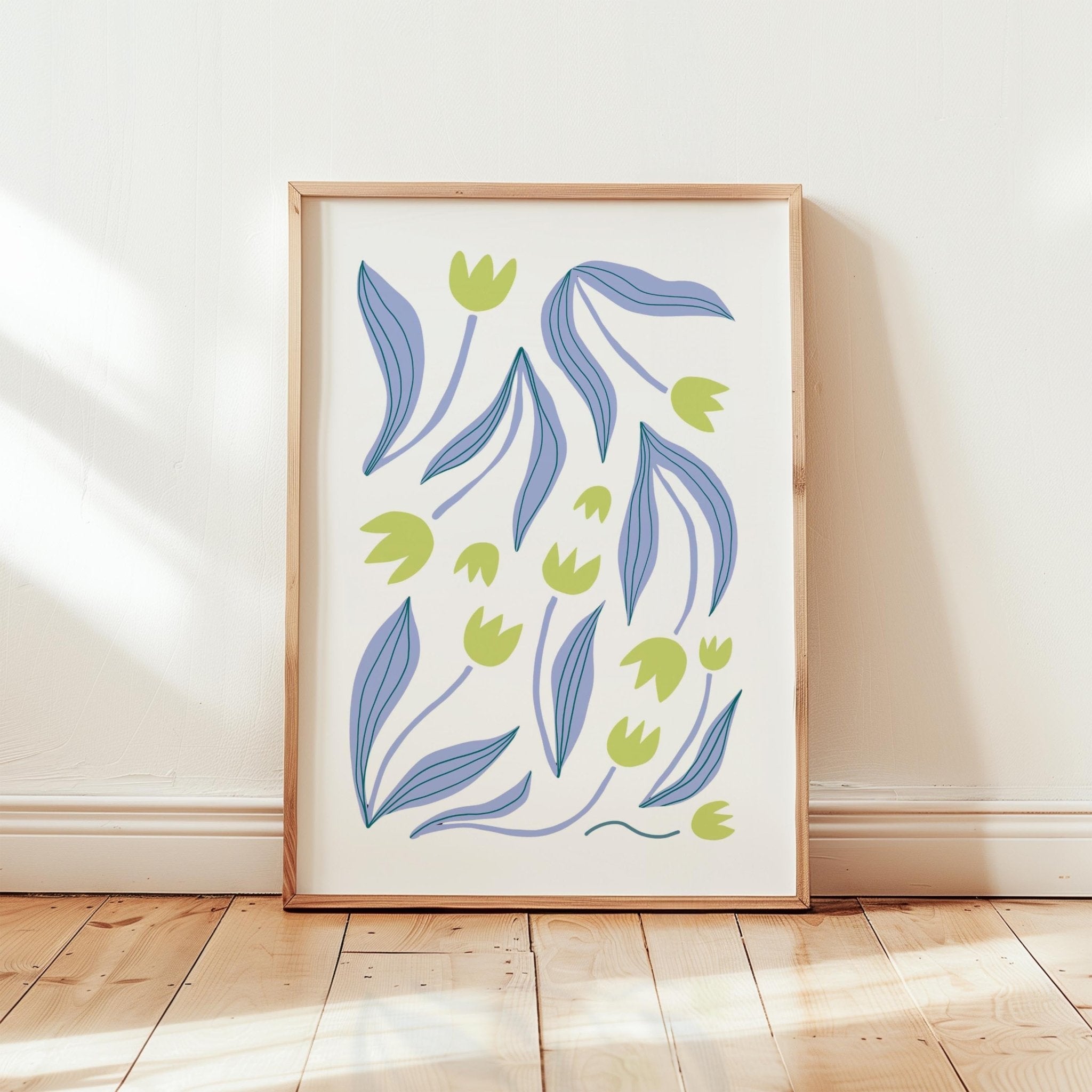 Abstract Flower Poster - Poster - Flower Poster