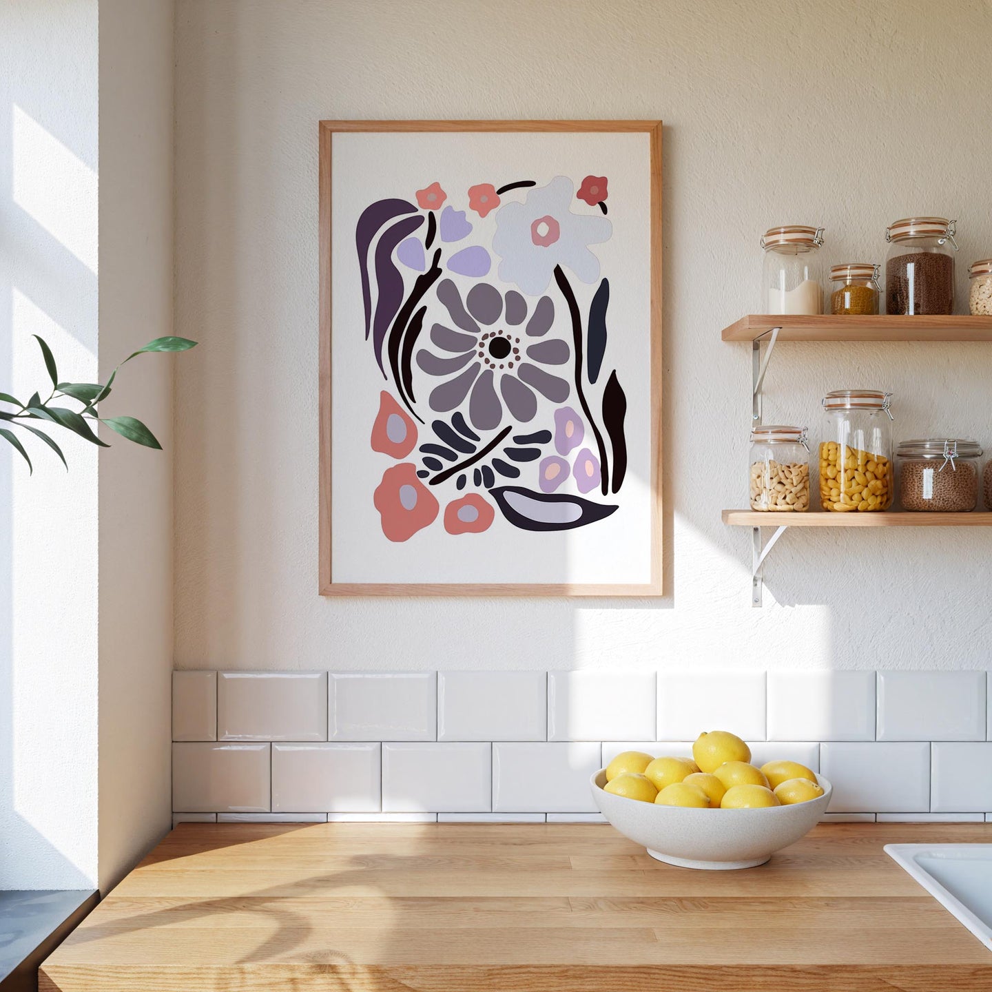 Abstract Flower Poster - Poster - Flower Poster