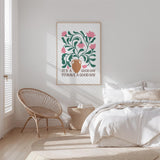 Abstract Flower Poster - Poster - Flower Poster