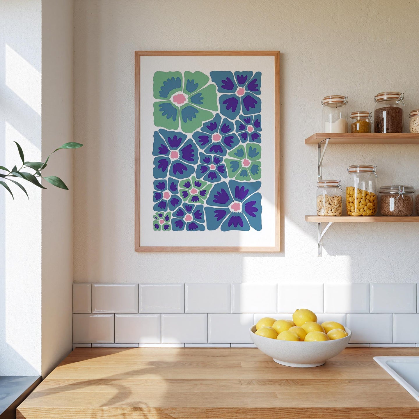 Abstract Flower Poster - Poster - Flower Poster