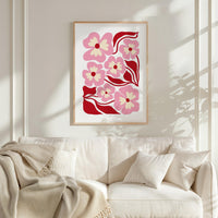 Abstract Flower Poster - Poster - Flower Poster