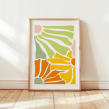 Abstract Flower Poster - Poster - Flower Poster