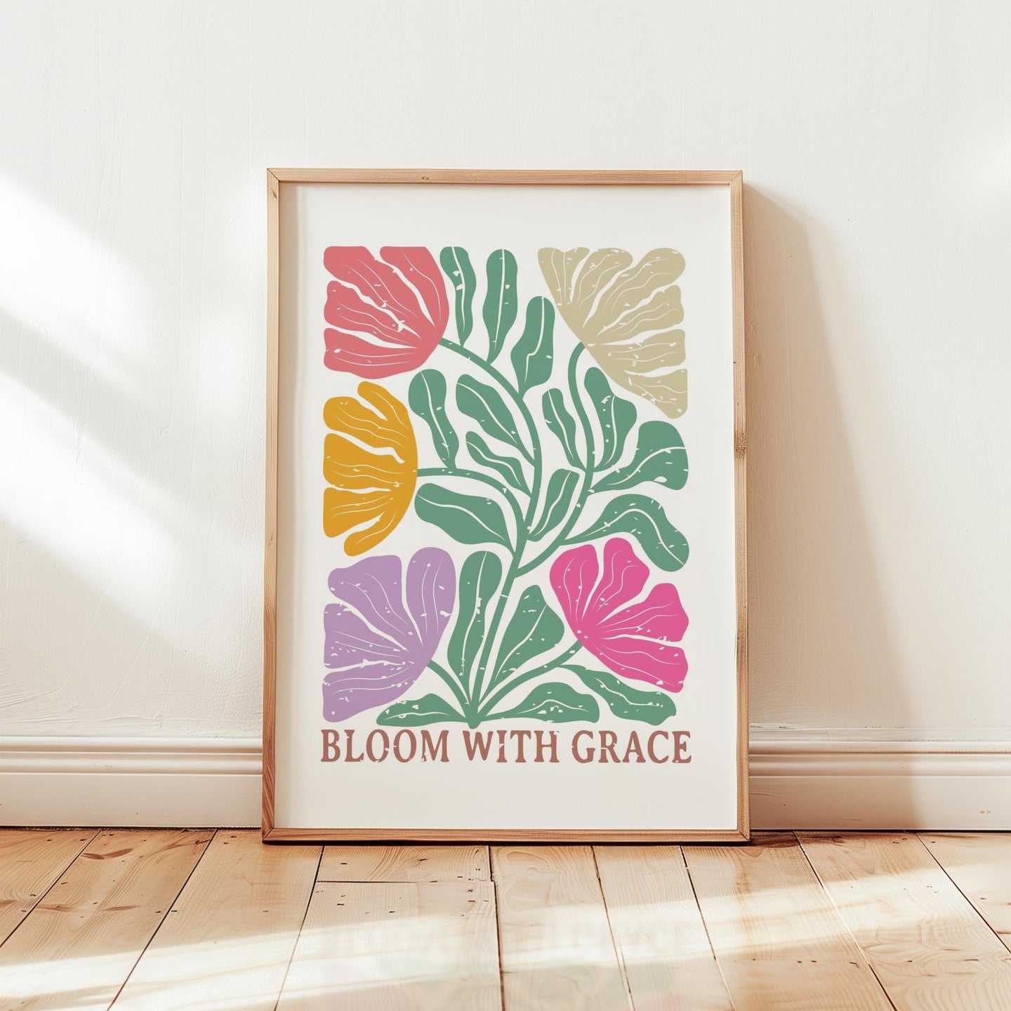 Abstract Flower Poster - Poster - Flower Poster