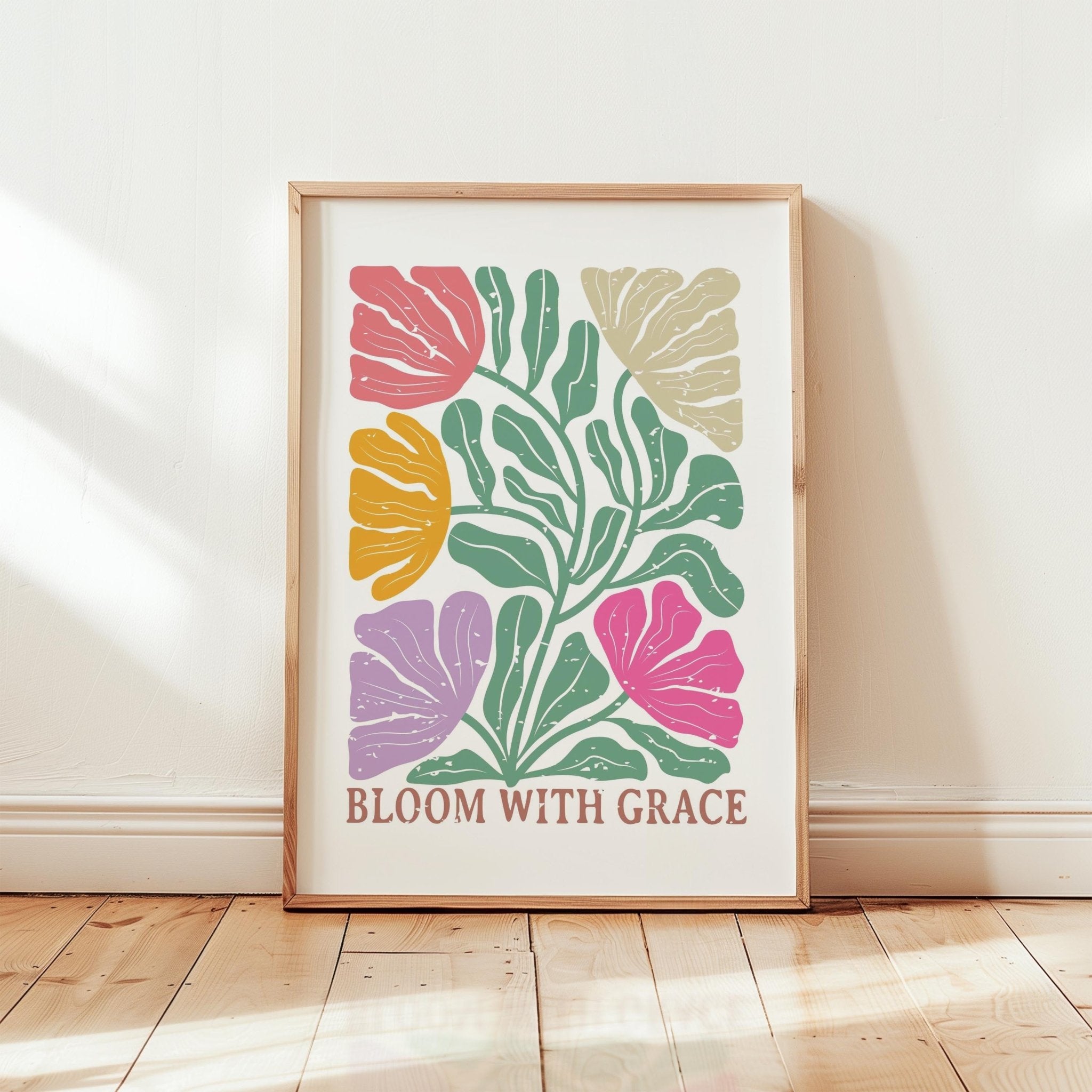Abstract Flower Poster - Poster - Flower Poster