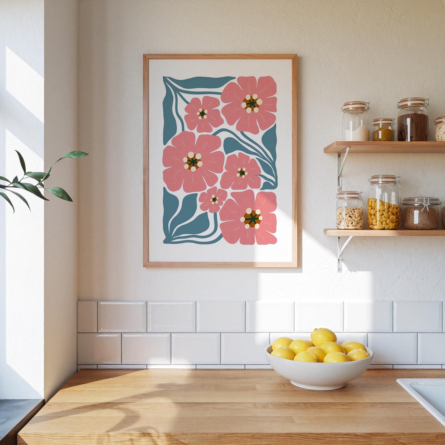 Abstract Flower Poster - Poster - Flower Poster