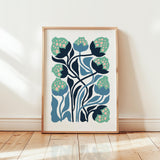 Abstract Flower Poster - Poster - Flower Poster