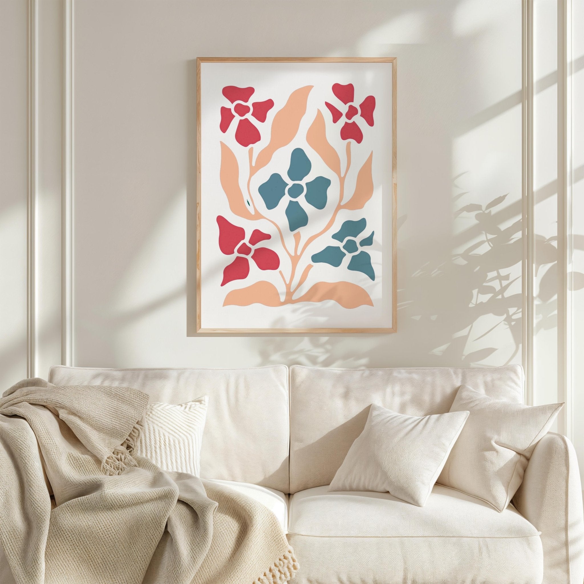 Abstract Flower Poster - Poster - Flower Poster