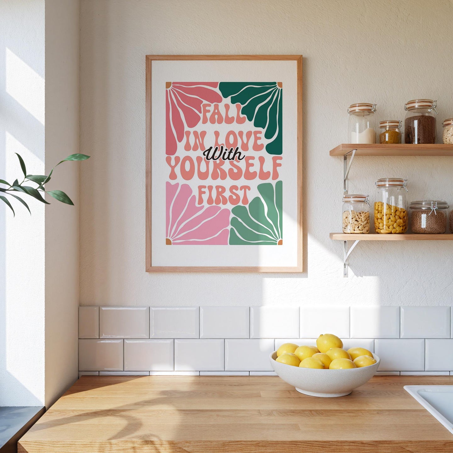 Abstract Flower Poster - Poster - Flower Poster