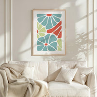 Abstract Flower Poster - Poster - Flower Poster
