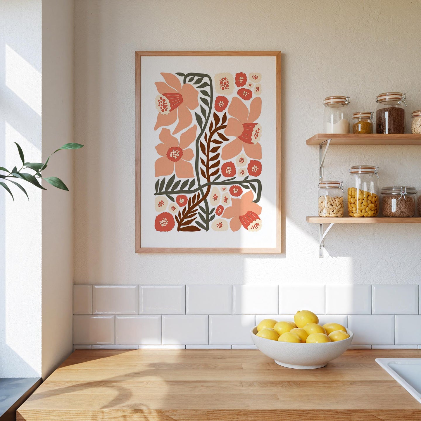 Abstract Flower Poster - Poster - Flower Poster