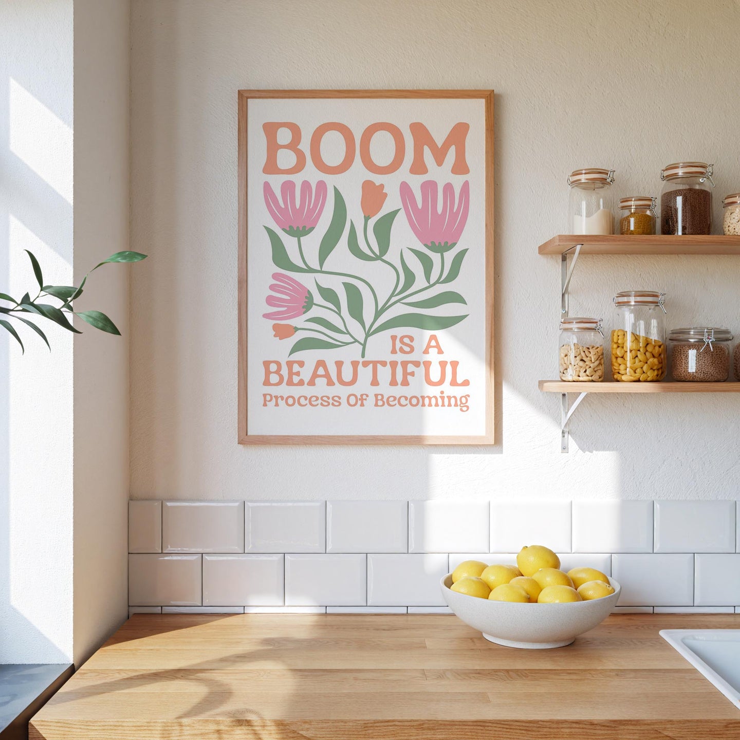 Abstract Flower Poster - Poster - Flower Poster
