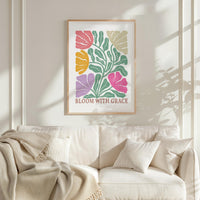 Abstract Flower Poster - Poster - Flower Poster