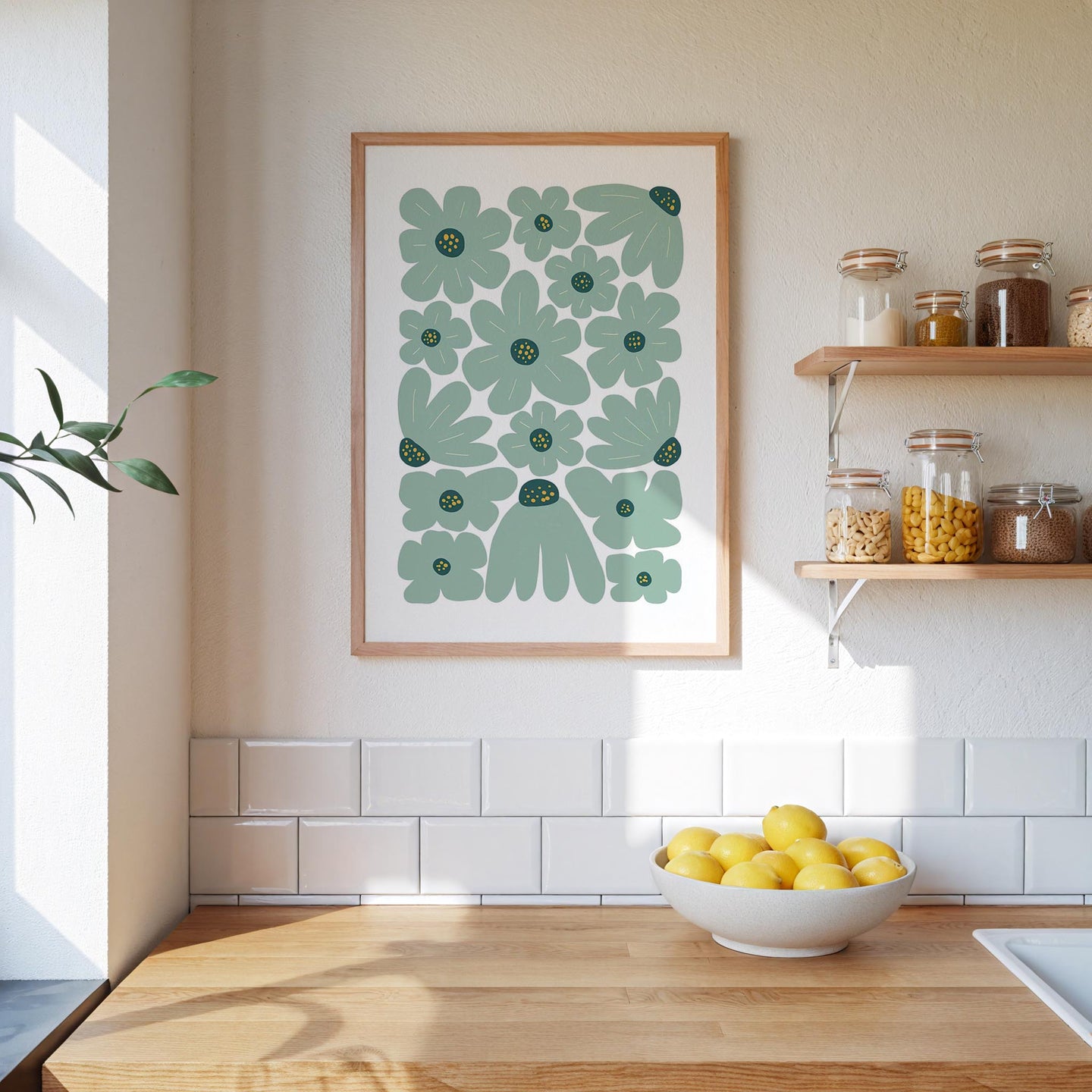 Abstract Flower Poster - Poster - Flower Poster