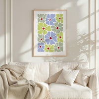 Abstract Flower Poster - Poster - Flower Poster
