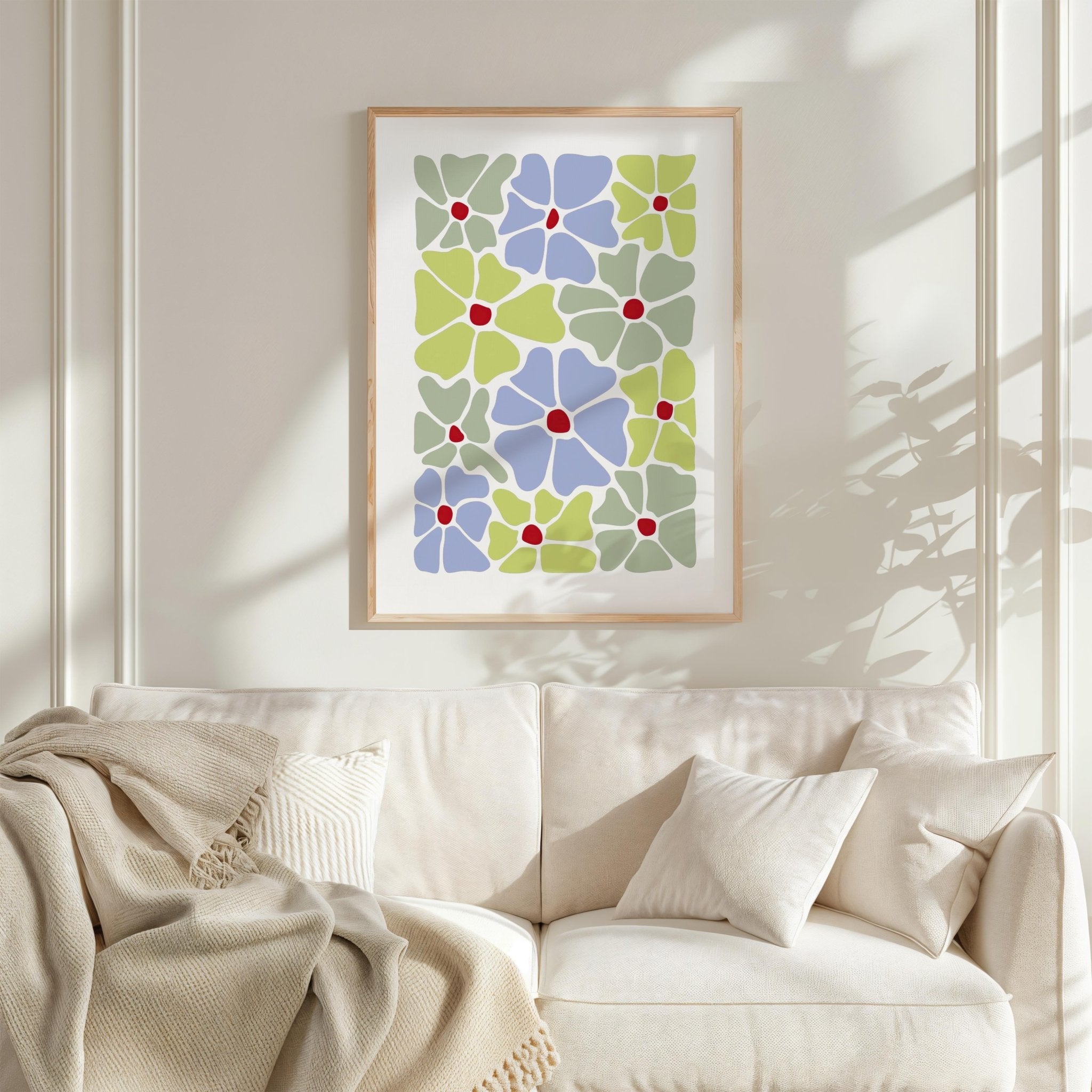 Abstract Flower Poster - Poster - Flower Poster
