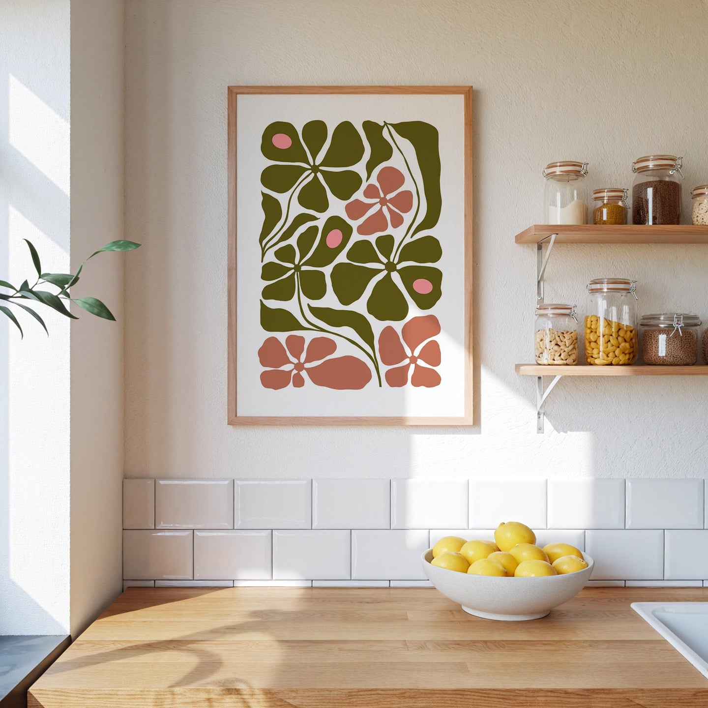 Abstract Flower Poster - Poster - Flower Poster