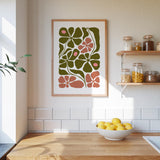 Abstract Flower Poster - Poster - Flower Poster