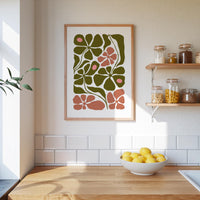 Abstract Flower Poster - Poster - Flower Poster