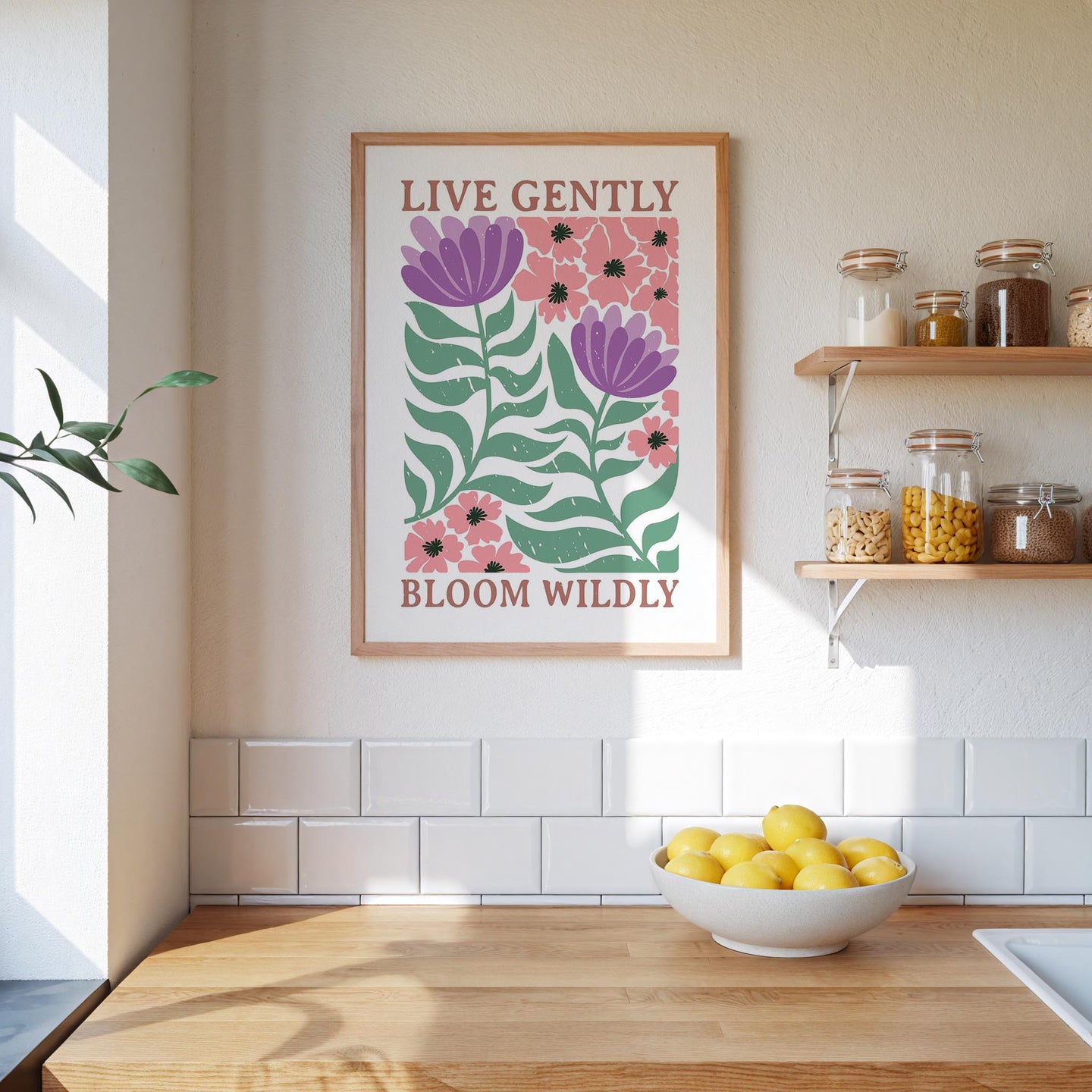 Abstract Flower Poster - Poster - Flower Poster