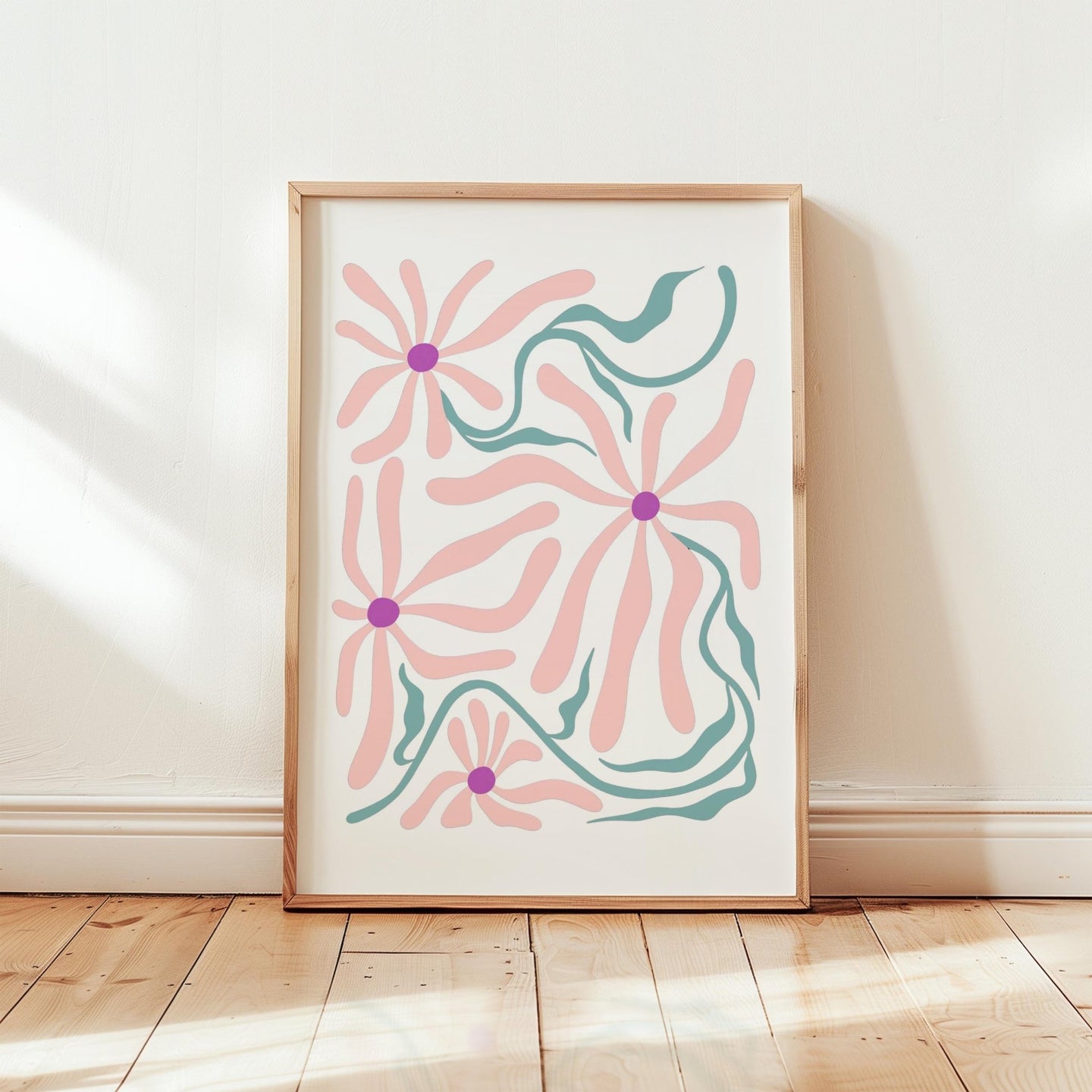 Abstract Flower Poster - Poster - Flower Poster