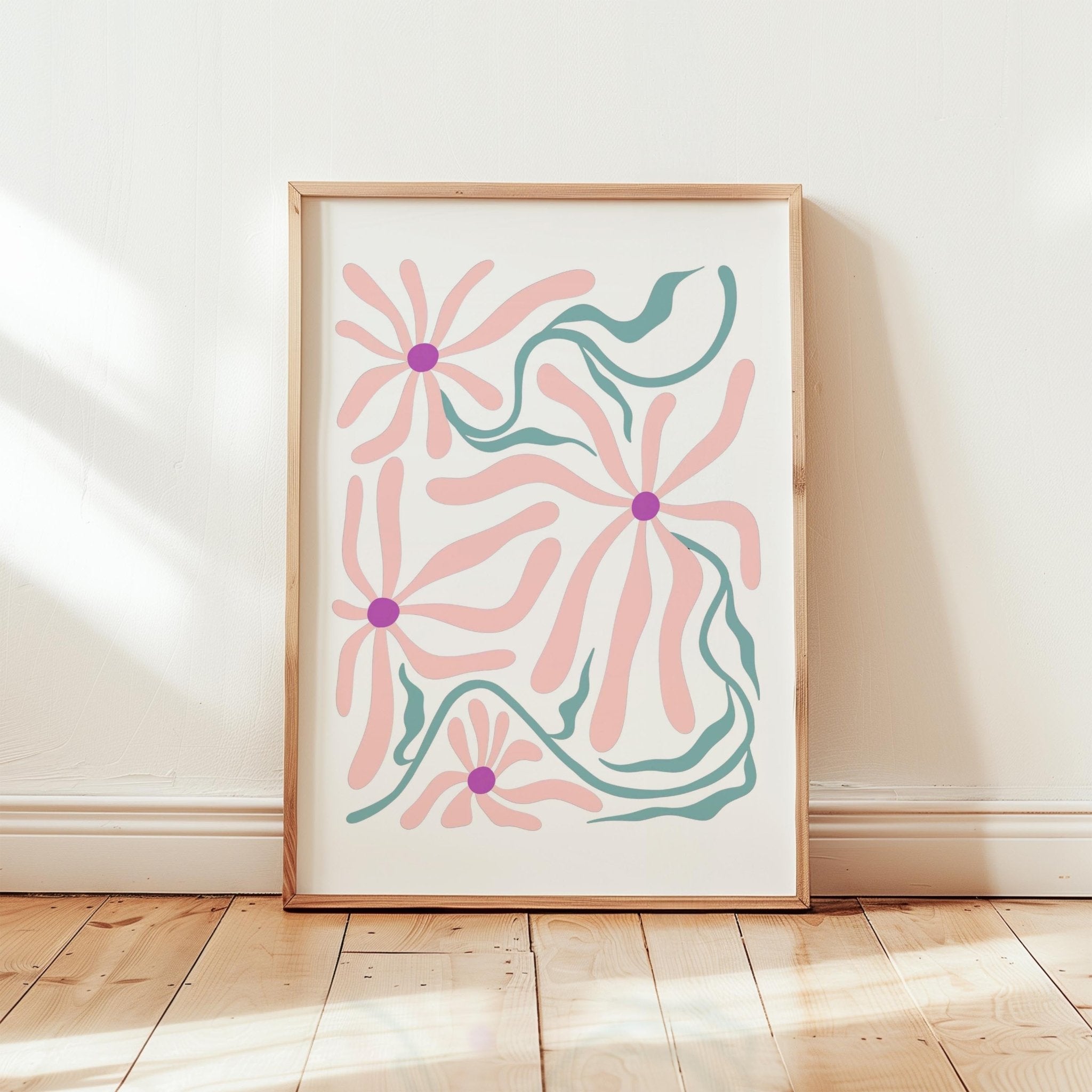 Abstract Flower Poster - Poster - Flower Poster