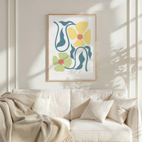 Abstract Flower Poster - Poster - Flower Poster