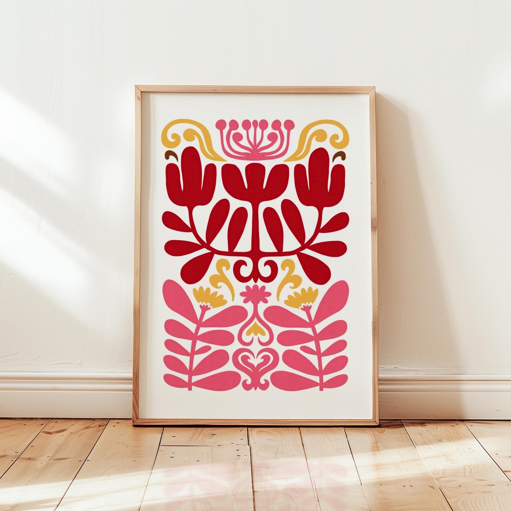 Abstract Flower Poster - Poster - Flower Poster