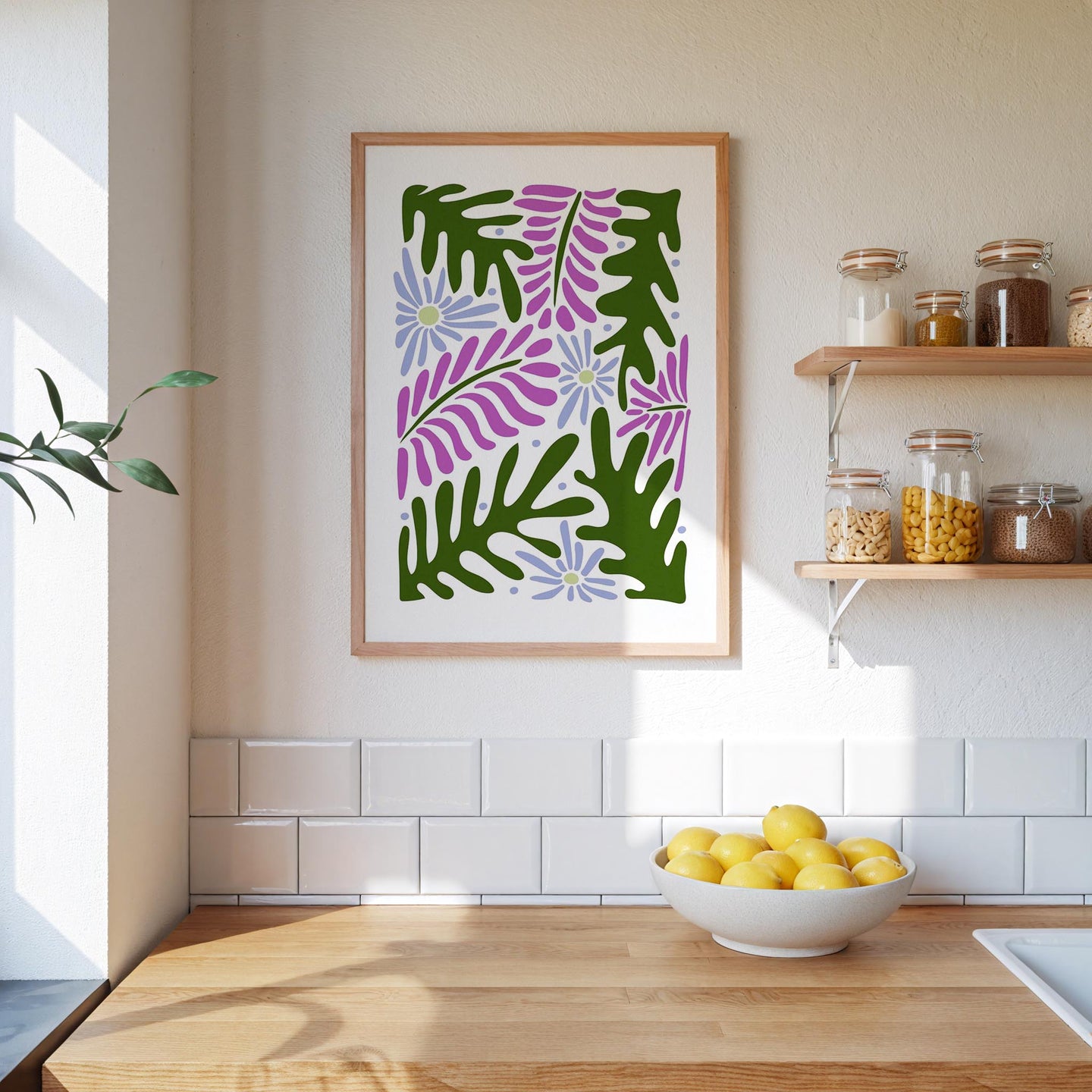 Abstract Flower Poster - Poster - Flower Poster