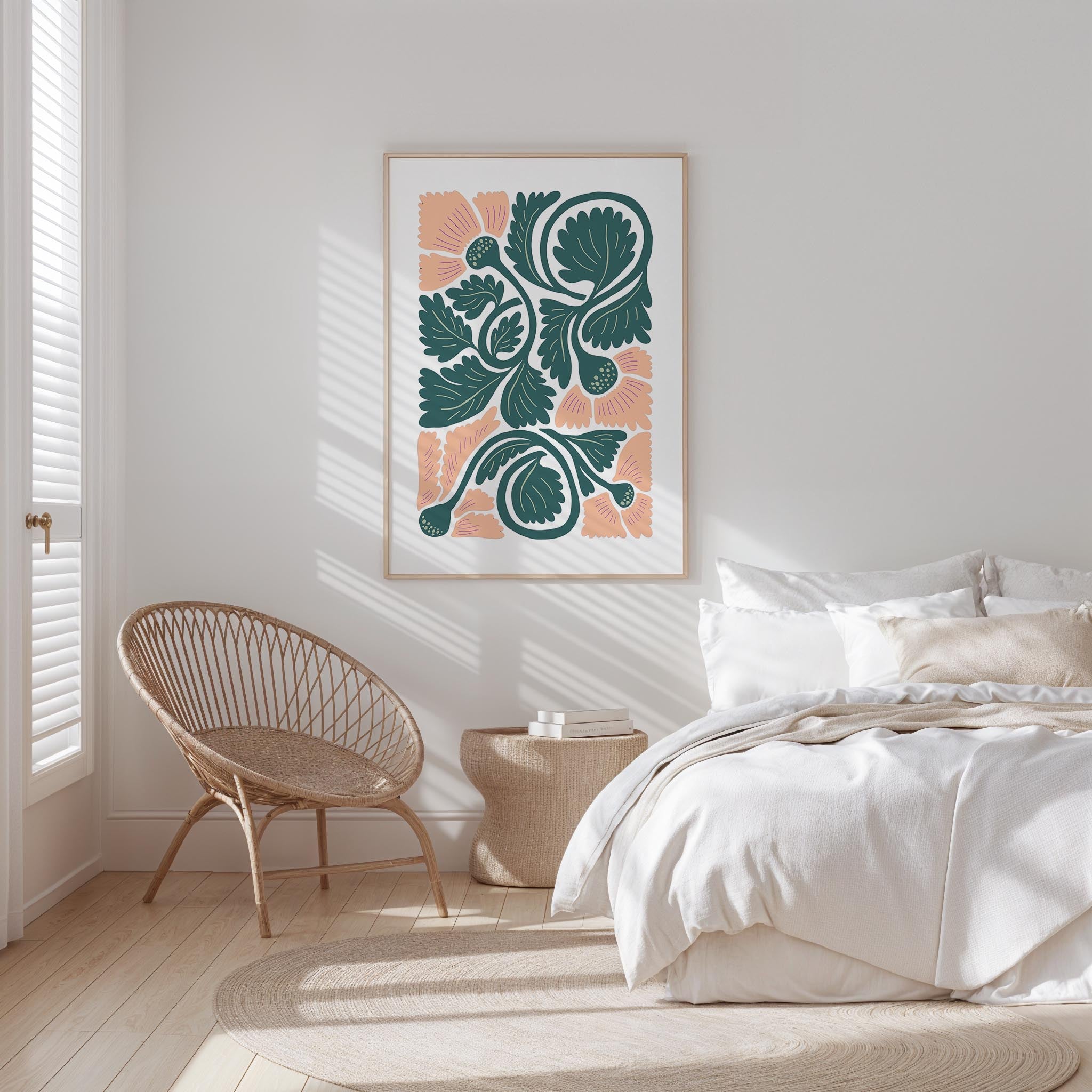 Abstract Flower Poster - Poster - Flower Poster