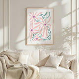 Abstract Flower Poster - Poster - Flower Poster